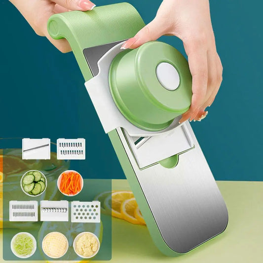 Multifunctional Vegetable Cutter & Grater 5in1